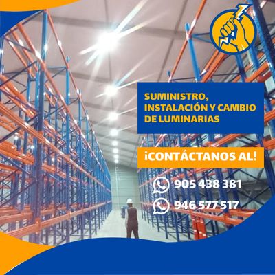 Suministro, Instalación y Cambio de Luminarias
