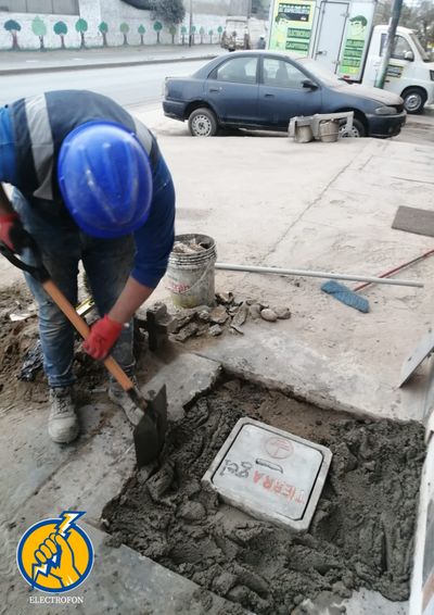 Instalación de pozo a tierra con certificado